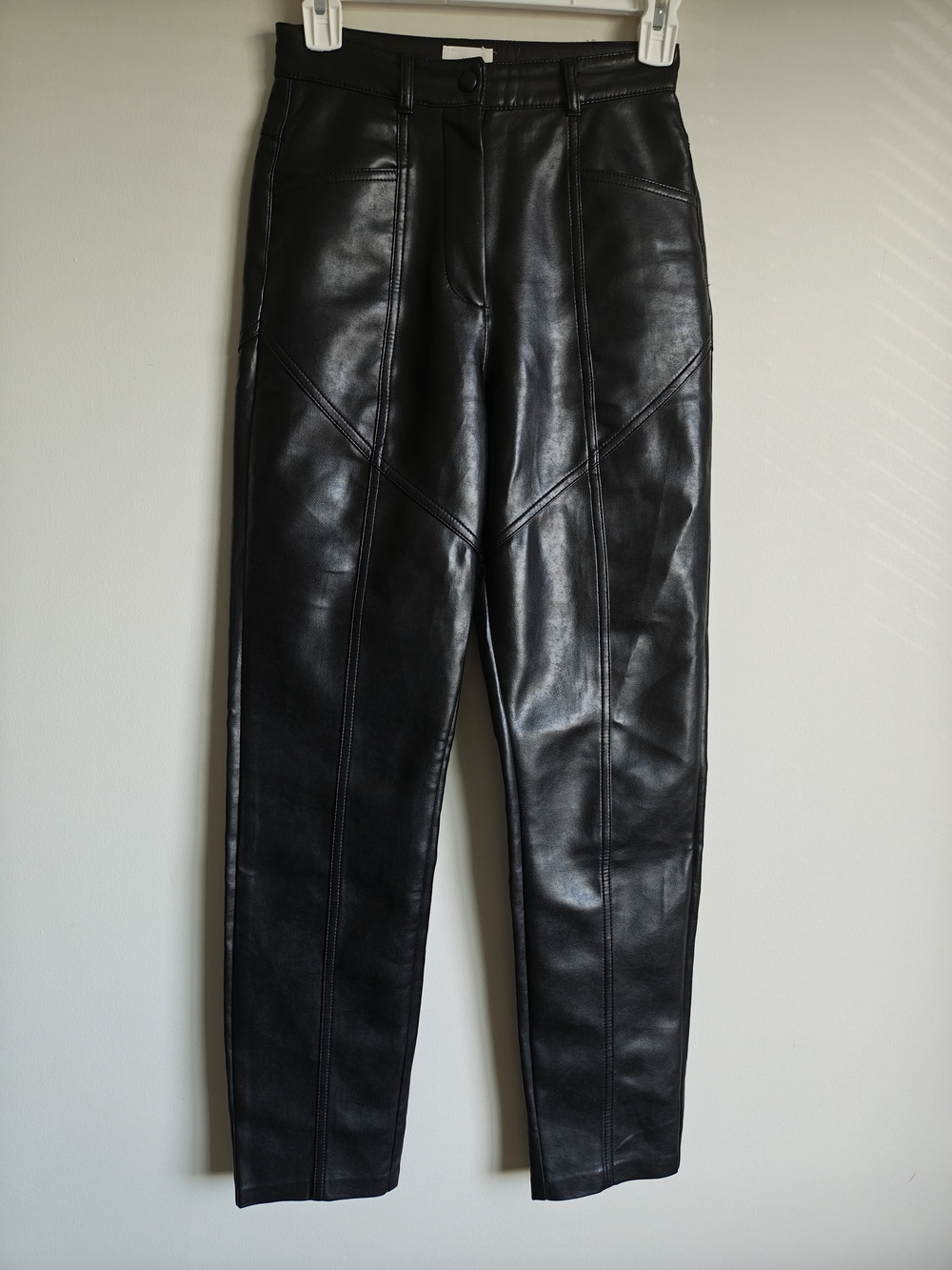 Wilfred High-Rise Leather Pants in Black New Without Tag💕 - Picture 10 of 14
